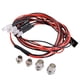 thumbnail image 1 of Faros LED RC,Luces de techo de coche RC,Kit de 4 luces LED RC,Faros traseros para RC,Luces Led RC Rojas,Luz LED de 3 mm para RC, 1 of 8