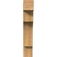 thumbnail image 2 of Ekena Millwork 5 1/2"W x 24"D x 32"H Westlake Block Smooth Bracket, Western Red Cedar, 2 of 25