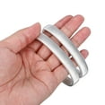 thumbnail image 2 of 2pcs Stretchable Sleeve Garters Metal Armband Sleeve Cuff Shirt Sleeve Garters Sleeve Holders (Silver), 2 of 9