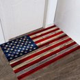 thumbnail image 6 of Hwkond 4th Of July Decorations Patriotic Welcome Doormat Retro American Flags Door Mat With Slip Resistants Rubber Vintage Linen Floor Mat For 4th Of July Independence Day Indoor Outdoor Home, 6 of 8