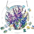 thumbnail image 5 of KOYPTL Acrylic Puzzle Suncatcher Stained Glass Suncatcher Decor Suncatcher Puzzle Window Hanging Craft Kit Decorative Acrylic Puzzles Ideal Acrylic Puzzles for Adults Home Window Balcony Decor, 5 of 6
