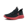 thumbnail image 4 of Tenis Charly Para Hombre Running Deportivo Ligero Negro/Rojo negro 27, 4 of 6
