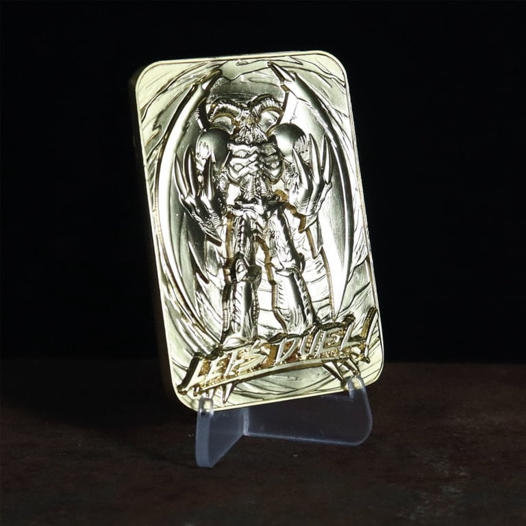 Yu-Gi-Oh! Summoned Skull Limited Edition 24K Gold-Plated Embossed Metal Card  - Walmart.com