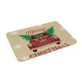 thumbnail image 2 of Bingfone Christmas Vintage Red Truck Door Mat 16"X24" Front Entrance Non-Slip Low Profile Washable For Entryway, 2 of 9