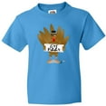 thumbnail image 3 of Inktastic Turkey Holding a Sign Says Eat Pizza Youth T-Shirt, 3 of 5