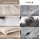 thumbnail image 4 of Comfort Spaces Juego de Edredones de Terciopelo Acogedores Tamaño Full/Queen, Juego de Cama de 3 Piezas de Lujo para Todas las Estaciones con Plumón Alternativo, Color Champán, 4 of 7