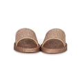 thumbnail image 4 of Bamboo Woven Design Metallic Rhinestone Slide Sandal 20246, 4 of 6