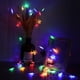 thumbnail image 5 of Guirnalda de luces LED con forma de copo de nieve, lámpara decorativa con Control de batería, adorno para fiesta y boda, 10m, 80LED con modo intermitente colorido, 5 of 10