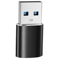 thumbnail image 1 of USB Type C to USB A Adapter Converter for Fast Charging and Data Sync with Power Ports, 1 of 9