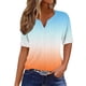 thumbnail image 1 of Camisetas Casuales de Mujer con Cuello en V Camiseta de Color Sólido, Manga Corta Casual Top para el Uso Diario, 1 of 5