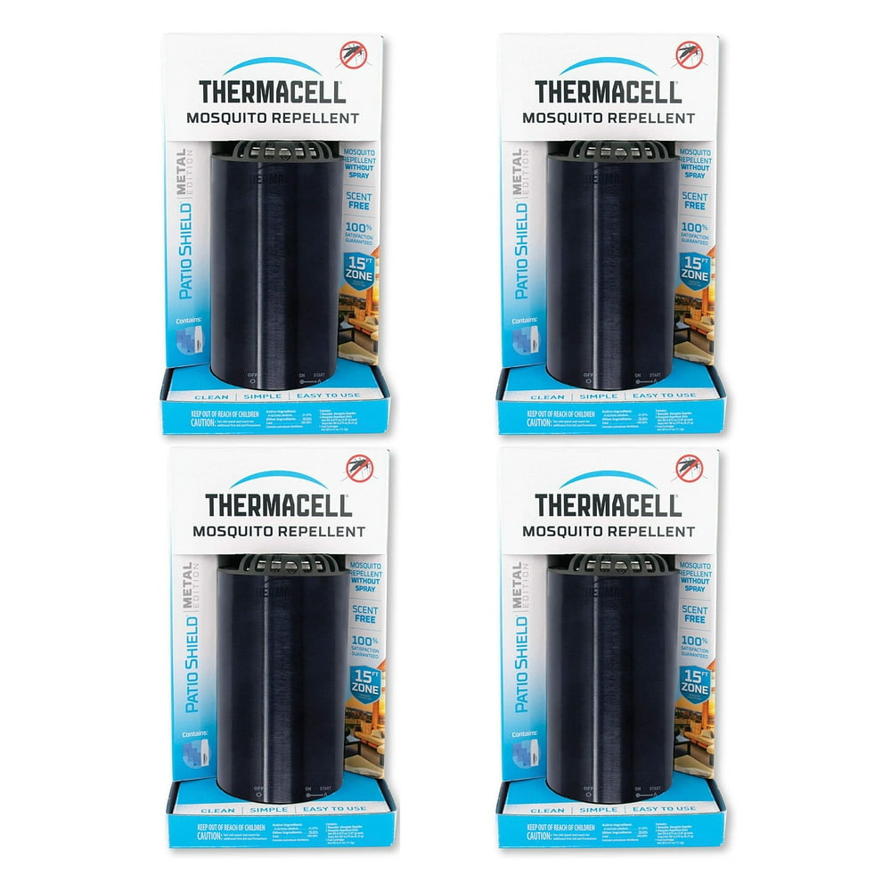 Thermacell Patio Shield Portable No Spray Bug Mosquito Repellent, Metal