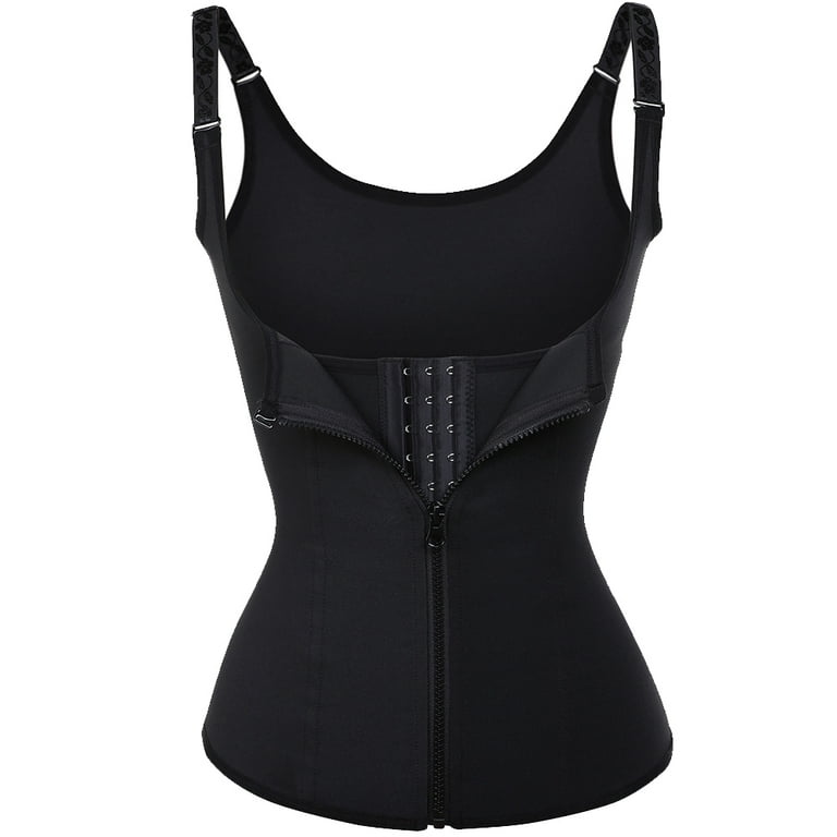 Lilvigor Shapewear For Women Waist Trainer Corset Zipper Vest Body