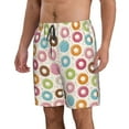 thumbnail image 2 of Goofa Colorful Donuts Printed Mens Swim Trunks Summer Quick Dry Short Beach Swimwear Bathing Suits-Medium, 2 of 9