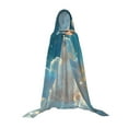 thumbnail image 7 of Honeii Cute Angel Winged Rabbit Print Poncho Cape, Cloak Coat, Snuggly Hooded Wearable Blanket, Hooded Cape For Teenagers,Halloween Costumes-Medium, 7 of 7