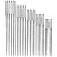 thumbnail image 1 of 30pcs Large-eye Stitching Sharp Thick Needles, 5 Sizes Stainless Steel Sewing Needles Kit For Embro, 1 of 1