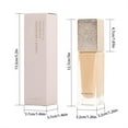 LHWEN Foundation Makeup Liquid Foundation Full Coverage Oil Control Concealer 8 Colors Optional