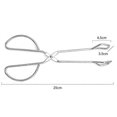 thumbnail image 2 of Barbecue Food Scissor Tongs,Bread Tong Scissors,Not Easy To Bend Or Break, Heat Resistant And Durable, 2 of 5