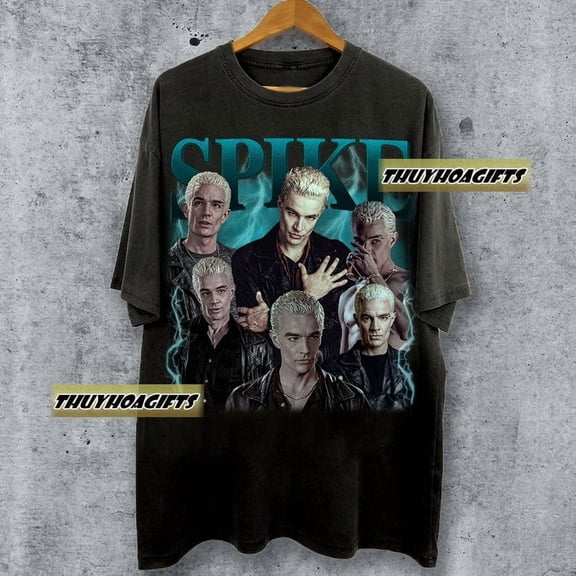 Limited Spike Buffy Vintage 90s Bootleg T-shirt, William Spike Pratt, Retro TV Series Angel Gifts For Man And Women Unisex Shirt