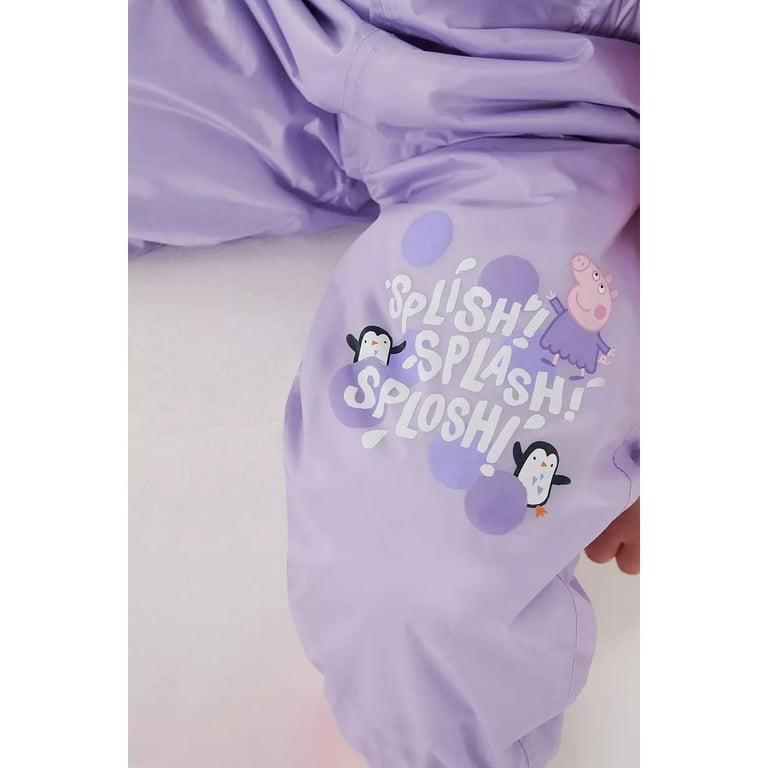 Regatta Boys Girls Splish Splash Splosh Peppa Pig Waterproof Lined