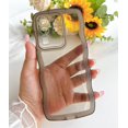 thumbnail image 3 of Compatible for Galaxy S20 Ultra Case 6.9", Curly Wave Design Transparent Shiny Case Cute Clear Transparent Shockproof Bumper Protection Soft Phone Cover Case for Women Girls Men,Clear/Black, 3 of 17