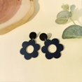 thumbnail image 2 of Acrylic 60s 70s Flower Dangle Earrings Daisy Drop Earrings Colorful Floral Earrings, 2 of 4