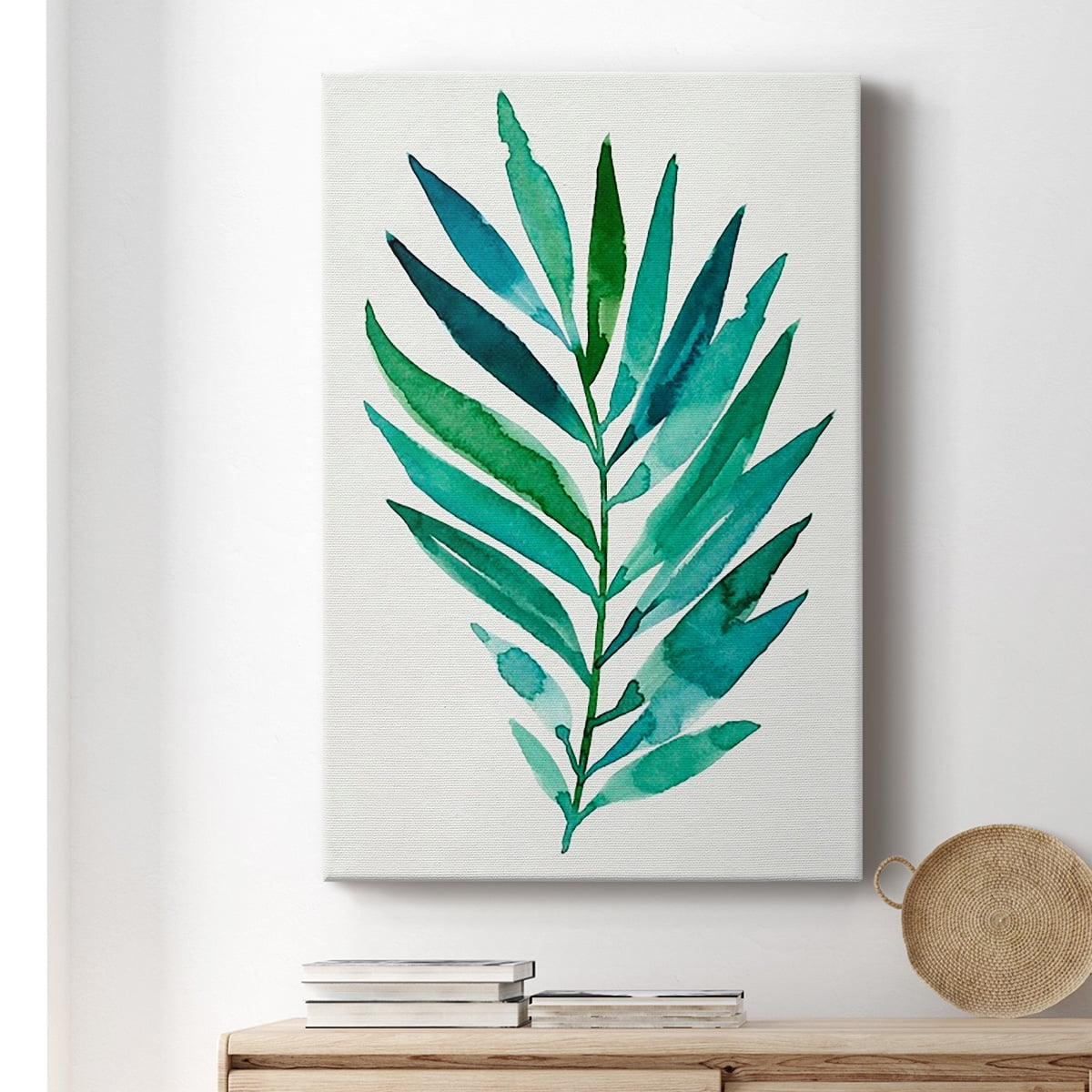 Palm Frond Flow I Premium Gallery Wrapped Canvas - Ready to Hang