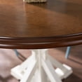 thumbnail image 6 of SEI Furniture Barrisdale Farmhouse Round Dining Table in Brown and White, 6 of 9