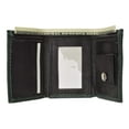 thumbnail image 6 of Marshal Wallet Men's Casual Trifold Wallet with Snap Fastener, Black, 6 of 60