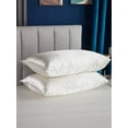 thumbnail image 3 of Move Over Taupe Satin Pillowcases Queen, Silk like Satin Pillow Cover Set of 2, Silky Microfiber Solid Pattern, 2 Pack, 3 of 7