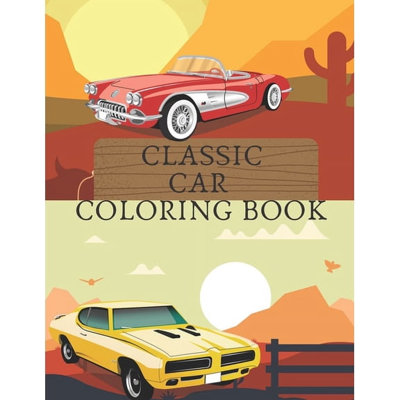 1950's Cars Coloring Book: 100 Iconic Designs of the 50's Era Featuring ...