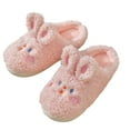 thumbnail image 3 of Esaierr Womens Fuzzy House Slippers Plush Cartoon Slippers Outdoor Indoor Warm Cotton Bedroom Shoes, 3 of 9