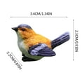 thumbnail image 4 of Wovilon Centerpiece Table Decorations Table Decorations For Living Room Miminiature Garden Resin Bird Decoration Ornaments Resin Animal Model Decoration, 4 of 9