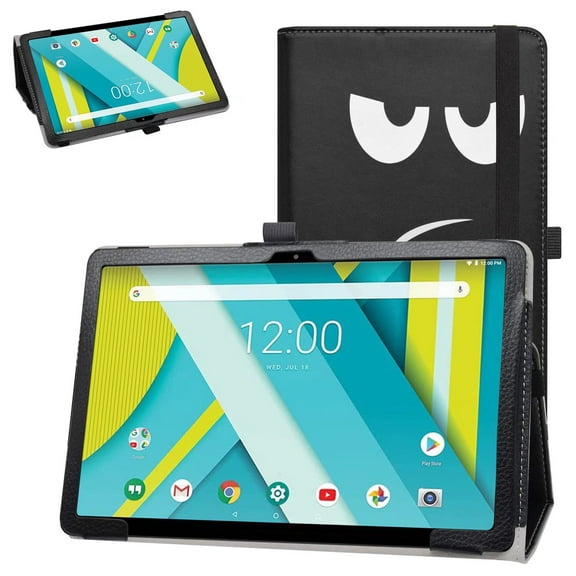 Labanema 10.36" VASTKING KingPad M10 Tablet Case, PU Leather Folio Stand Protective Case, Cover for 10.36" VASTKING KingPad M10 Tablet (Big Eyes)