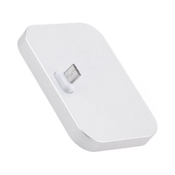 DEBGFS Mobile Phone Desktop Micro Charger Stand Holder Cell Phone Usb\-C Charging Docking Station for Smart Phone,sliver