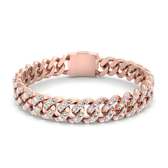 Zinia - 3 Carat Diamond Cuban Link Bracelet ( 6mm )