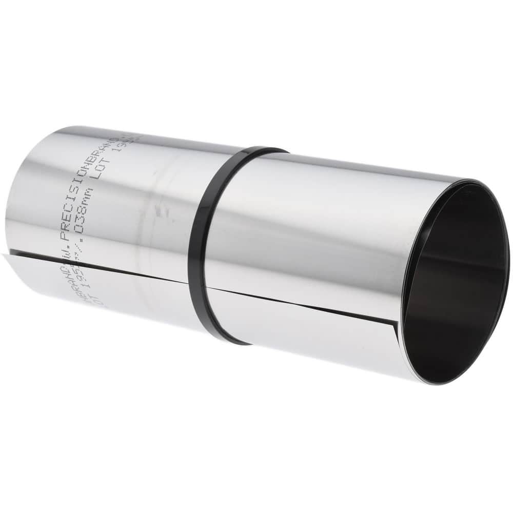 Made in USA Low Carbon Steel Shim Stock, 0.0015'' Thick, 100'' Long x 6" Wide