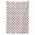 thumbnail image 2 of Pastry Tablecloth, Donuts Strawberry Sprinkles Dessert Yummy Delicious Bakery Goods, Rectangle Satin Table Cover for Dining Room and Kitchen, 52" X 70", Pale Fuchsia and Sand Brown, by Ambesonne, 2 of 2