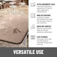 thumbnail image 6 of Bellemain Dish Mat Microfiber Dish Drying Mat Super Absorbent Kitchen Mat, XXL, 17" x 24", Mocha, 6 of 7