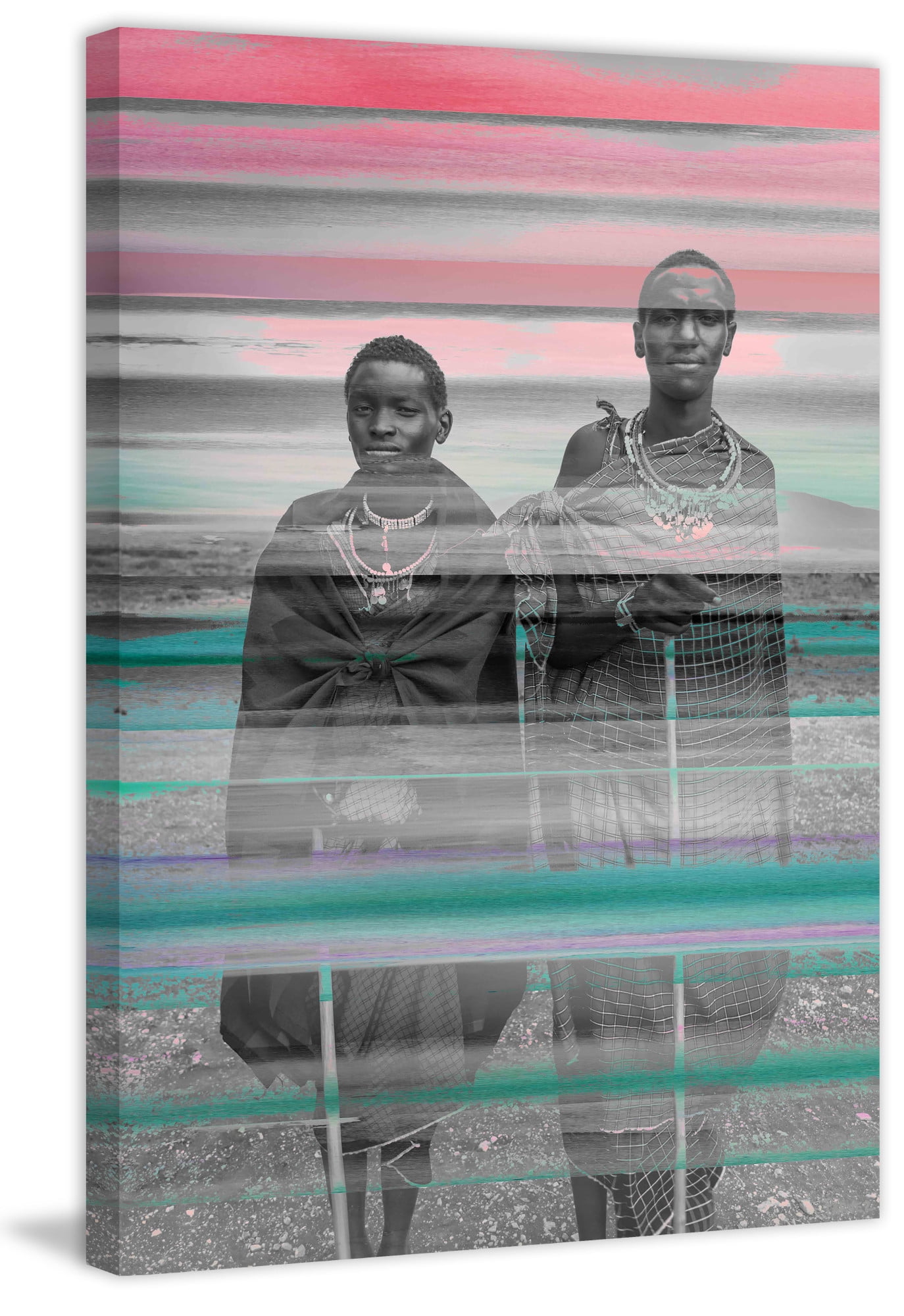 Parvez Taj "People of Africa" Print on Canvas