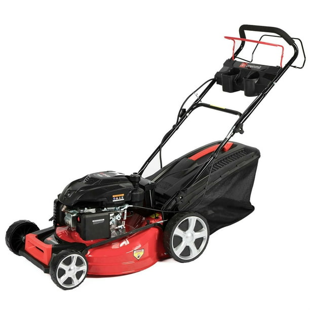 Self Propelled Lawn Mower 173cc Gas 21 4 In 1 Rear Wheel Drive Self Propel Electric Start Gas Lawn Mower Walmart Com Walmart Com