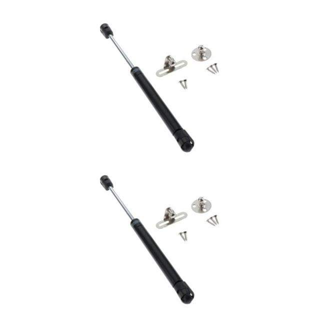 kurtrusly Telescopic Rod Strut Support Props for Motorcycle Seat Adjustable and Durable Black 270mm 2Set