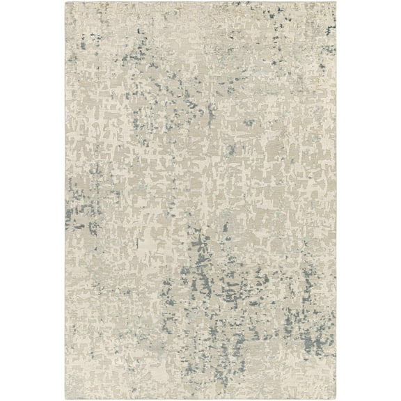 Hauteloom Cayuga Living Room, Bedroom Area Rug - Modern - Blue, Green, Ivory - 10' x 14'