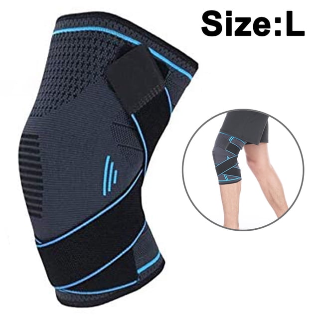 Rodillera para el dolor de rodilla, soporte de rodilla, mangas de compresión con bandas extraíbles, ligamento cruzado anterior (LCA), para gimnasio, ejercicio, correr, recuperación de lesiones,