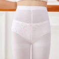 thumbnail image 2 of Collants de Ballet de Velours Filles Blanches Chaussettes de Danse Chaussettes en Microfibre Danse Professionnelle, 2 of 10