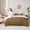 Brown, variant on Manfei Orange Bedding Twin Size,Silver Ombre Comforter Sets with Sheets,Modern Aesthetic Art Bedding Sets Twin Size,Breathable Room Decoration Reversible,7pcs