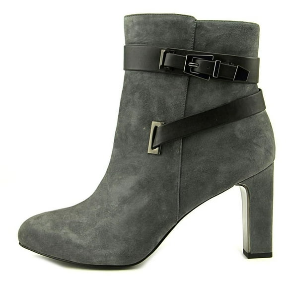 Alfani Womens Indraa Suede Closed Toe Ankle Fashion Boots, Steel, Size 6.5