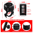 thumbnail image 4 of Alarma Para Bicicleta Bloosom  Antirrobo Inalámbrica Control Remoto Negro, 4 of 4