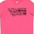 thumbnail image 4 of Inktastic Montana State Word Salad Youth T-Shirt, 4 of 5