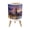 Color 3, variant on Small Trash Can with Lid Dramatic sunset lake 1.8 Gallon Dog Proof Trash Can Round Garbage Can Waste Bin Wastebasket for Bathroom Bedroom Living Room