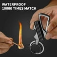 thumbnail image 4 of 2PC Emergency Flint and Steel Fire Starter, Fire Starter Survival Tool, Keychain Lighter Match Strike, Portable Waterproof Starters, Stylish and Functional Alloy Keychain,Camping Survival Outdoor, 4 of 6